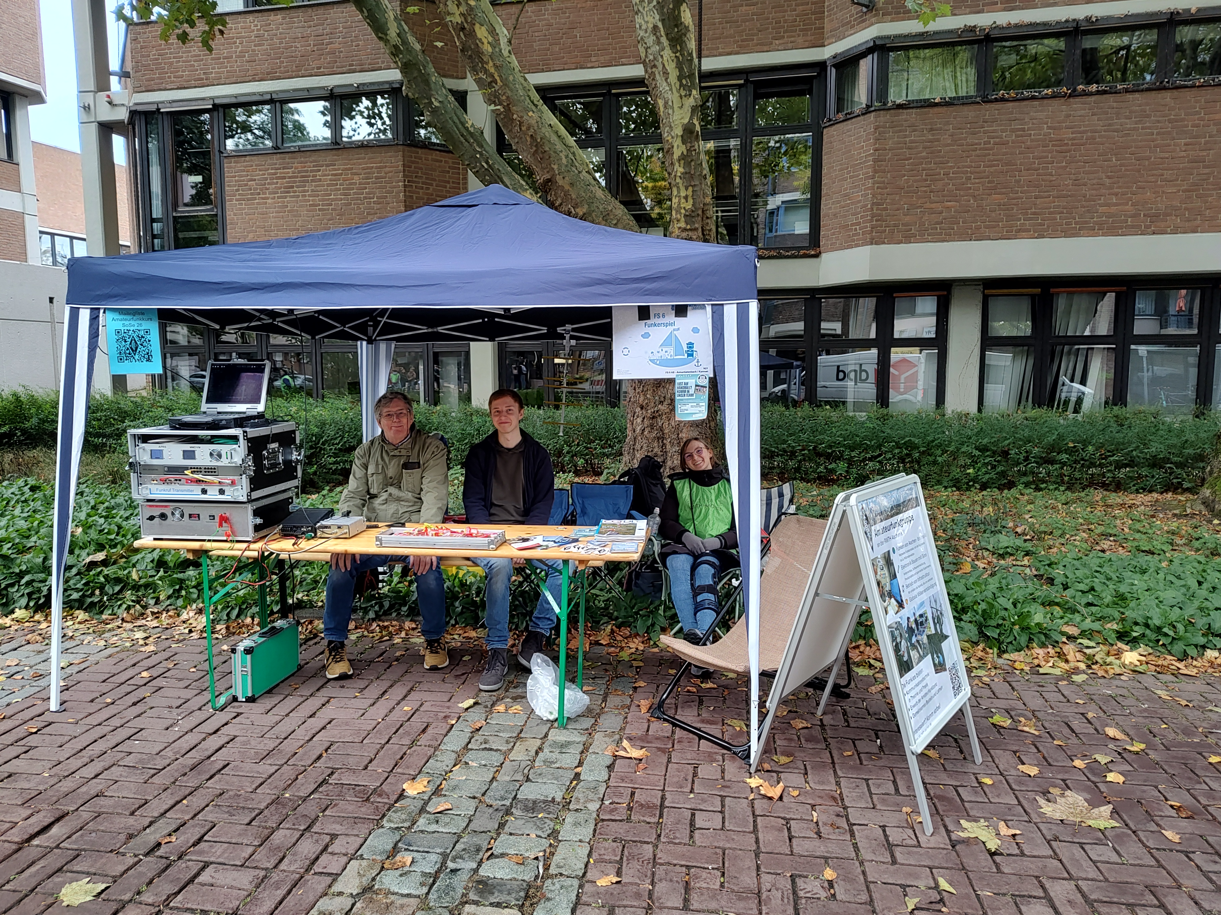 Stand vor dem Ansturm